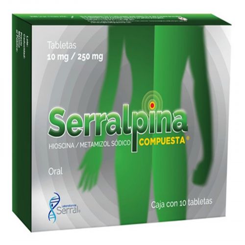 SERRALPINA COMPUESTA 10 TAB 10/250 MG