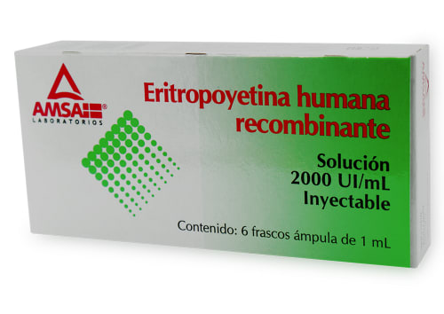 ERITROPOYETINA 6 AMP 2,000UI/1 ML