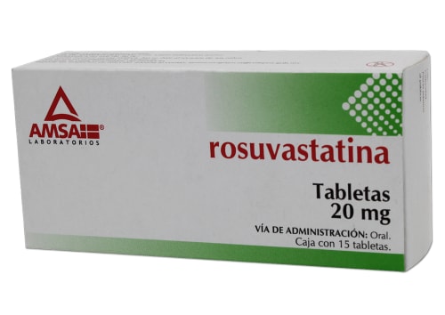 ROSUVASTATINA 15 TAB 20 MG