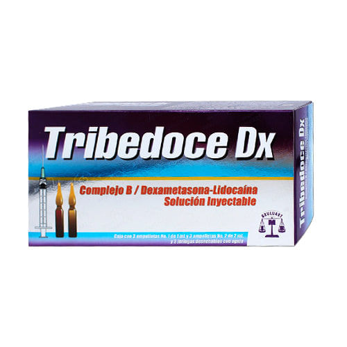 TRIBEDOCE DX 3 AMP 100/100/5/4/30 MG