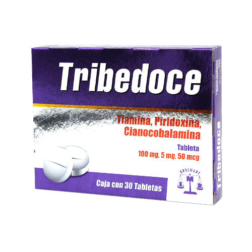 TRIBEDOCE 30 TAB 100/5/0.05 MG