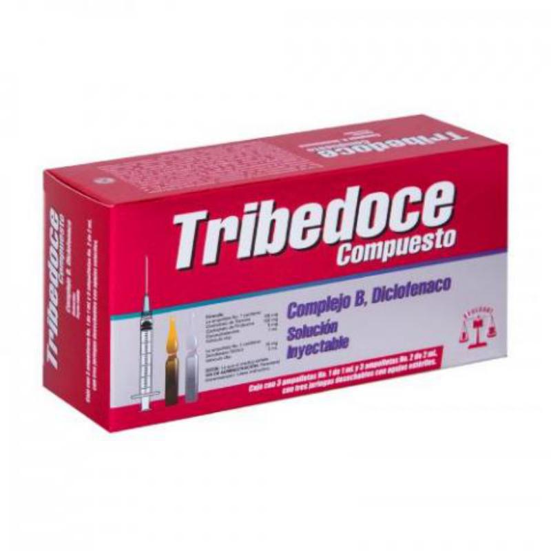 TRIBEDOCE COMPUEST 3 AMP 100/100/5/75 MG