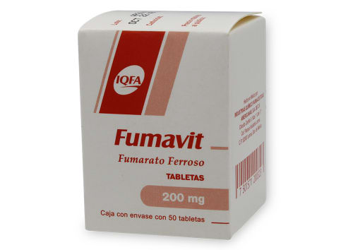 FUMAVIT 50 TAB 200 MG