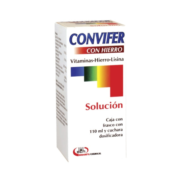 CONVIFER C/HIERRO 1 SOL 3/.2/.1MG/110 ML