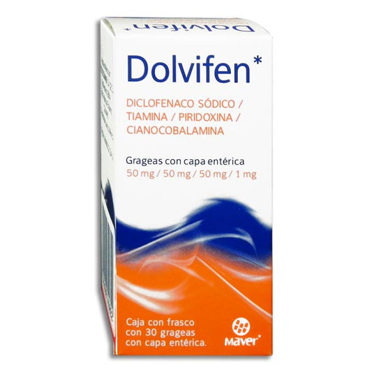 DOLVIFEN 30 GRAG 50/50/50/1 MG