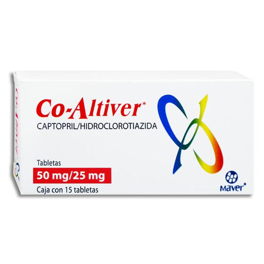 CO-ALTIVER 15 TAB 50/25 MG