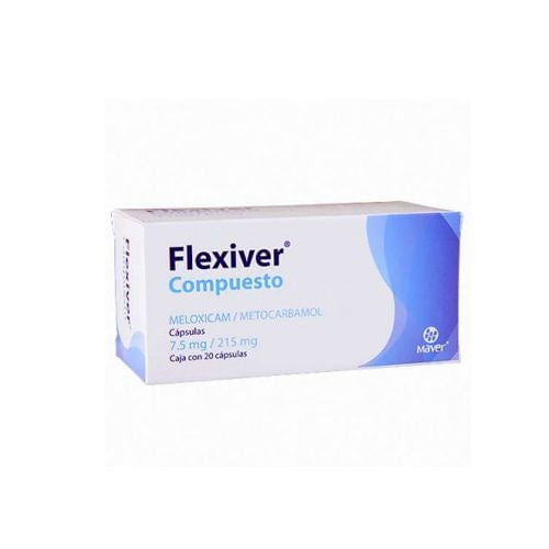 FLEXIVER COMPUESTO 20 CAPS 215/7.5 MG