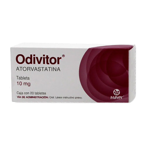 ODIVITOR 20 TAB 10 MG