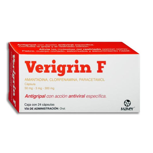 VERIGRIN F 24 CAPS 50/3/300MG