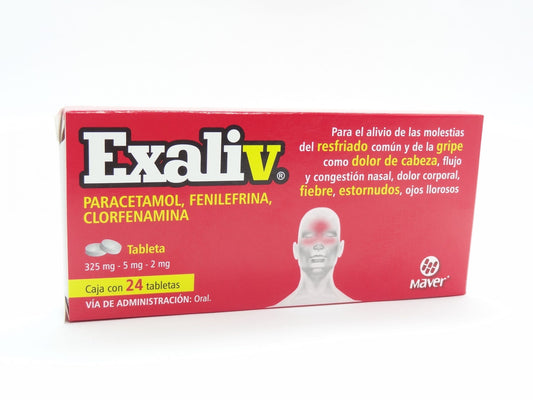 EXALIV 24 TAB 325/5/2 MG