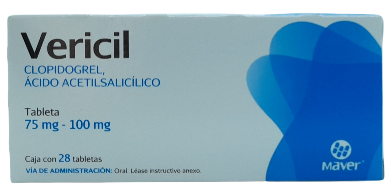 VERICIL 28 TAB 100/75 MG – Distribuidora Sta María