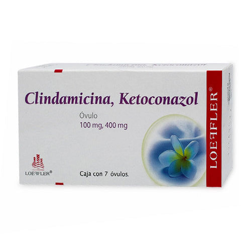 CLINDAMICINA KETOCONA 7 OVS 100/400 MG