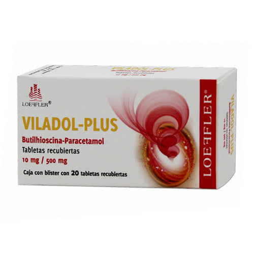 VILADOL PLUS 20 TAB 10/500 MG