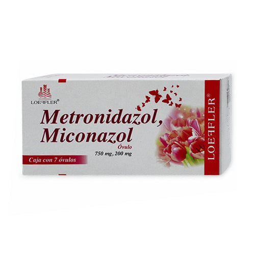 METRONIDAZOL, MICONAZOL 7 OVS 750/200 MG