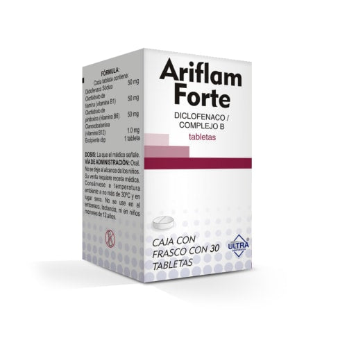 ARIFLAM FORTE 30 GRAG 50/50/50/1 MG