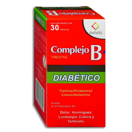 COMPLEJO B DIABETICO 30 TAB 100/5/.05