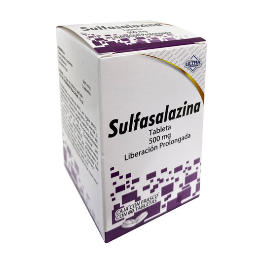 SULFASALAZINA 60 TAB 500 MG