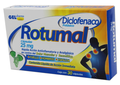 ROTUMAL 30 CAP 25 MG