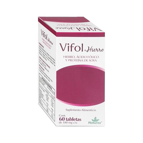 VIFOL + HIERRO 60 TAB 180 MG