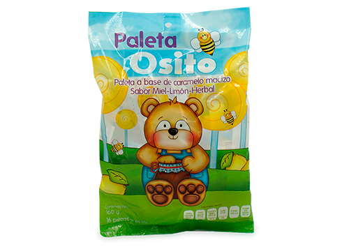 PALETAS OSITOS 1 BOLSA 16 PZAS