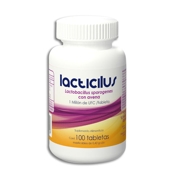 LACTICILUS 100 TAB 0.42 G