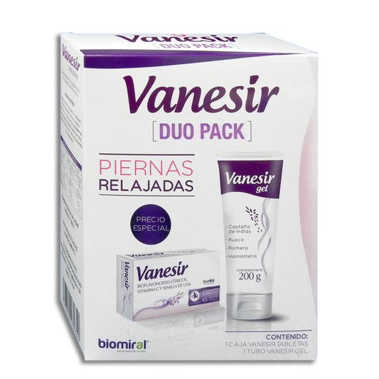 VANESIR DUO PACK 1CJA 45 TAB 1TUBO 200 G