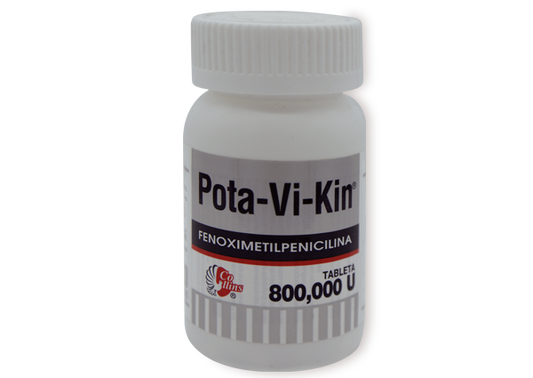 POTA-VI-KIN 800 000 U CON 40 TABLETAS