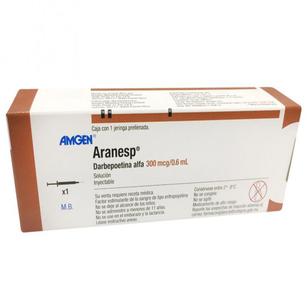 DARBEPOETINA ALFA 300 MCG SOLUÇÃO INJETÁVEL