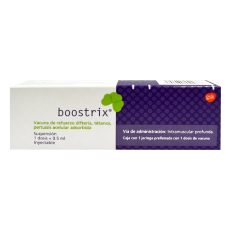 Boostrix 0.5 ml Caja C/1 una jeringa ( Vacuna de Refuerzo Difteria, Tetanos )