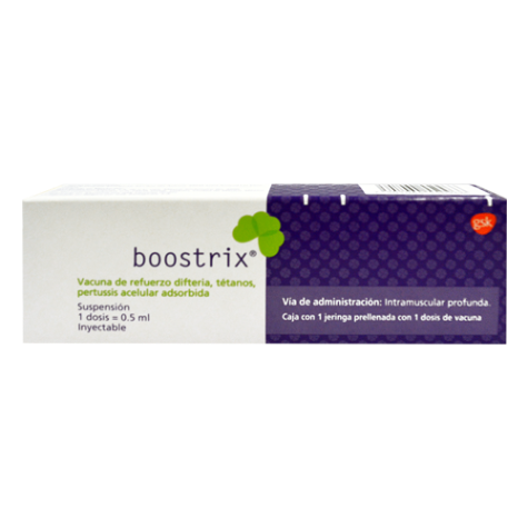Boostrix 0.5 ml Caja C/1 una jeringa ( Vacuna de Refuerzo Difteria, Te ...