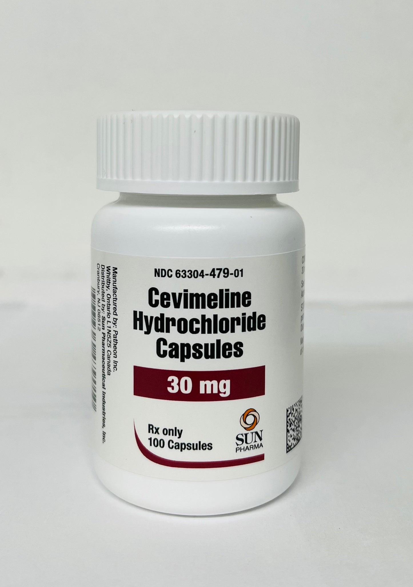 Cevimeline Hydrochloride caps c/ 100 30 mg