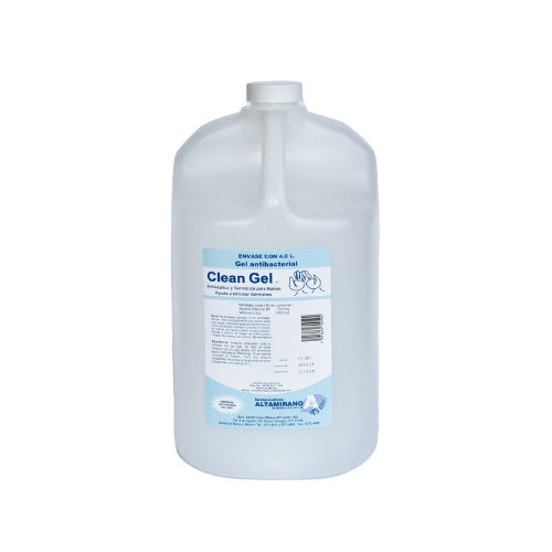 CLEAN GEL* ALCOHOL EN GEL 4 L.