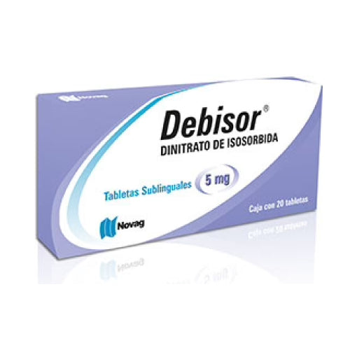 Debisor (Dinitrato de Isosorbida) 5mg