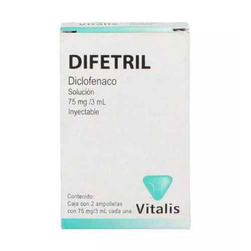 Difetril (Diclofenaco) 75mg/3ml