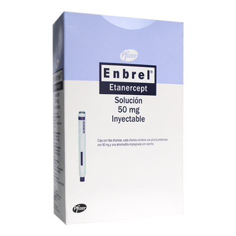Enbrel ( Etanercept )  50 mg Caja C/ 2 Pluma Prellenada
