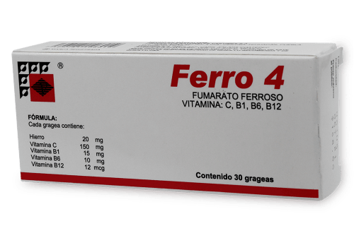 FERRO-4 30 GRAG 300/150/50/10 MG