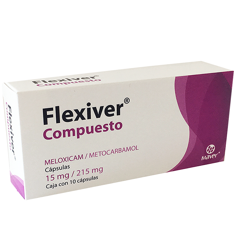 FLEXIVER COMPUESTO 10 CAPS 215/15 MG