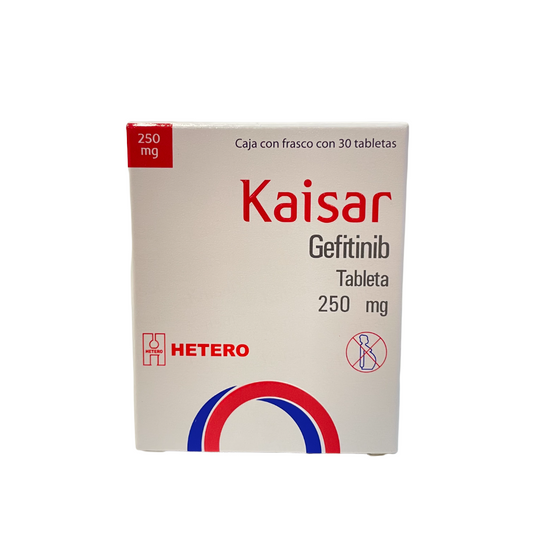 KAISAR ( GEFITINIB ) 250 MG CAJA CON 1 FRASCO CON 30 TABLETAS