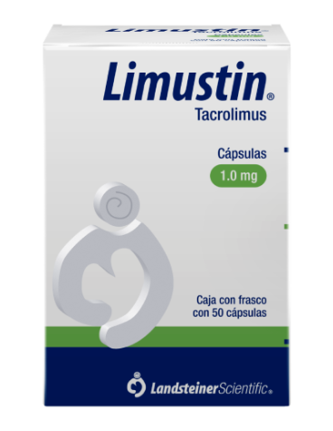 Limustin ( Tacrolimus ) 1.0 mg Caja C/ 50 caps