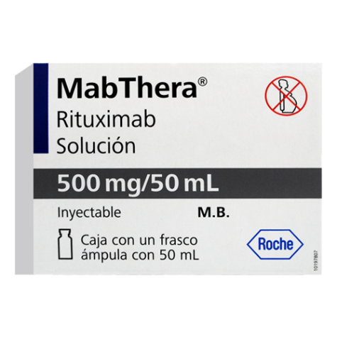 MabThera 500 mg / 50 ml Caja con Ampula C/ 50 ml ( Rituximab )