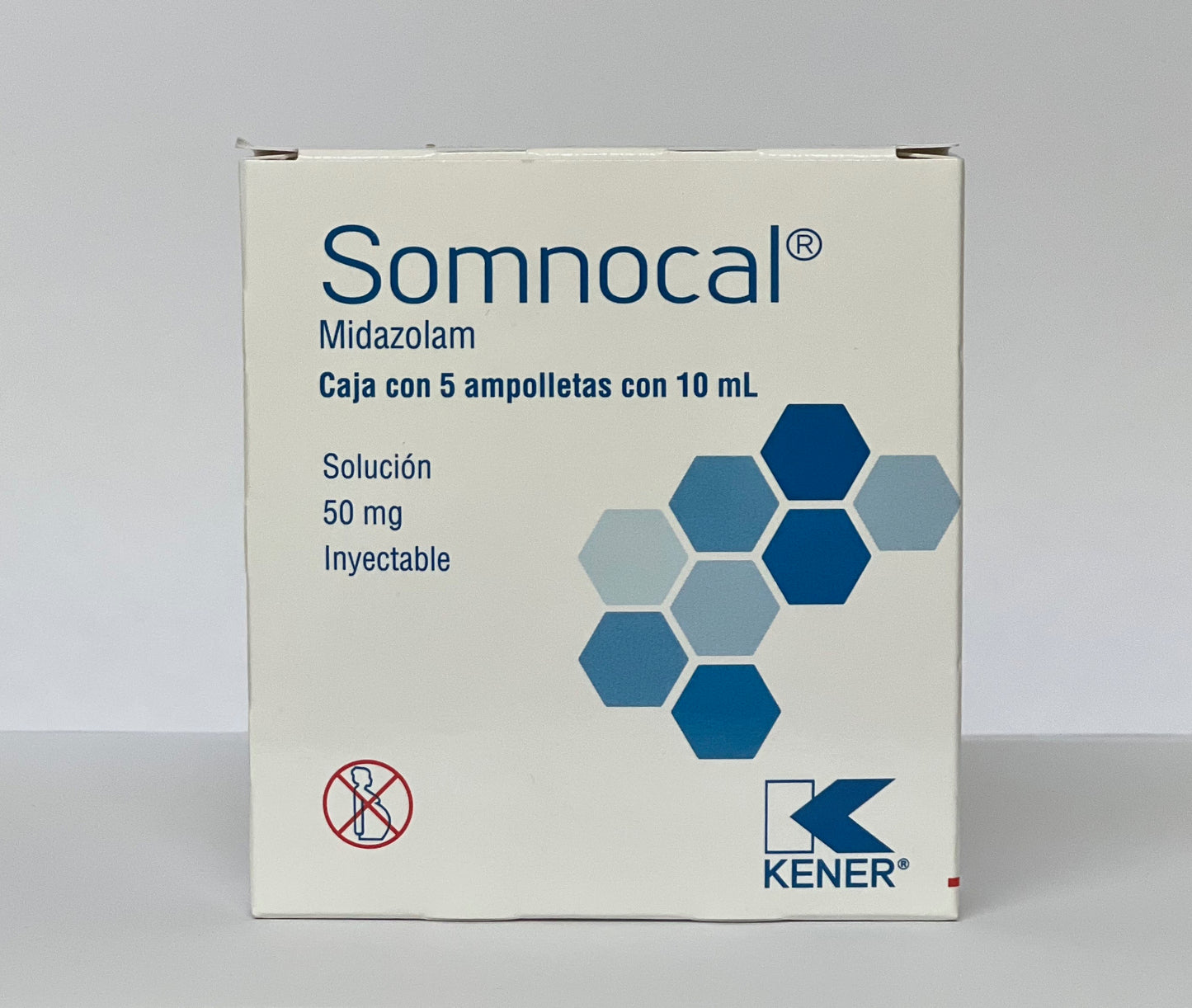 Somenocal 50mg  10 ml c/5 ampolleta