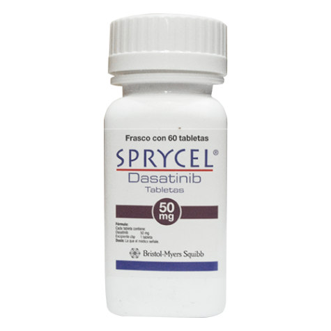 Sprycel 50 mg Frasco Con 60 Tabletas ( Dasatinib )