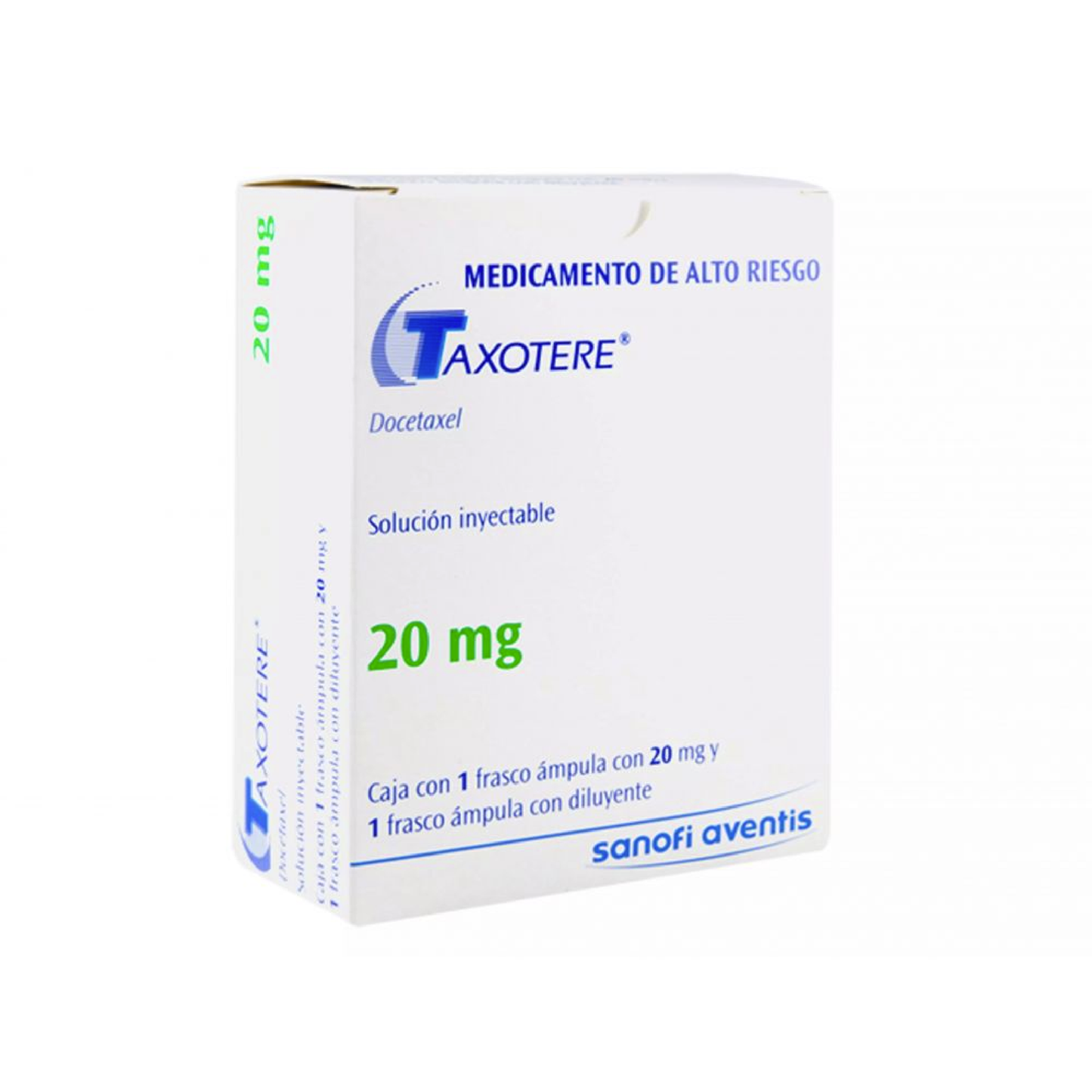 Taxotere (Docetaxel) Sol iny 20 mg Cja c 1 fco amp 20mg