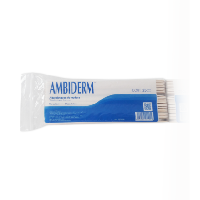 Abatelenguas 25 pzas