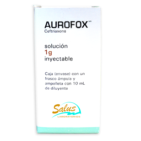 Aurofox (Ceftriaxona) 1g
