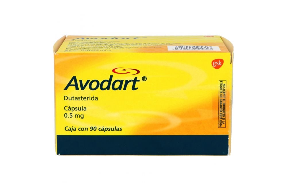 Avodart ( Dutasterida )  0.5 mg C/ 90 Cápsulas