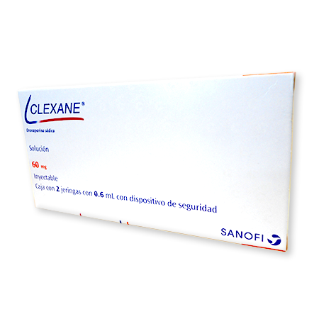 Clexane (Enoxaparina sódica) Sol iny 60mg Cja c 2 jgas c 0.6ml