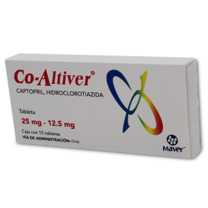 CO-ALTIVER 15 TAB 25/12.5 MG