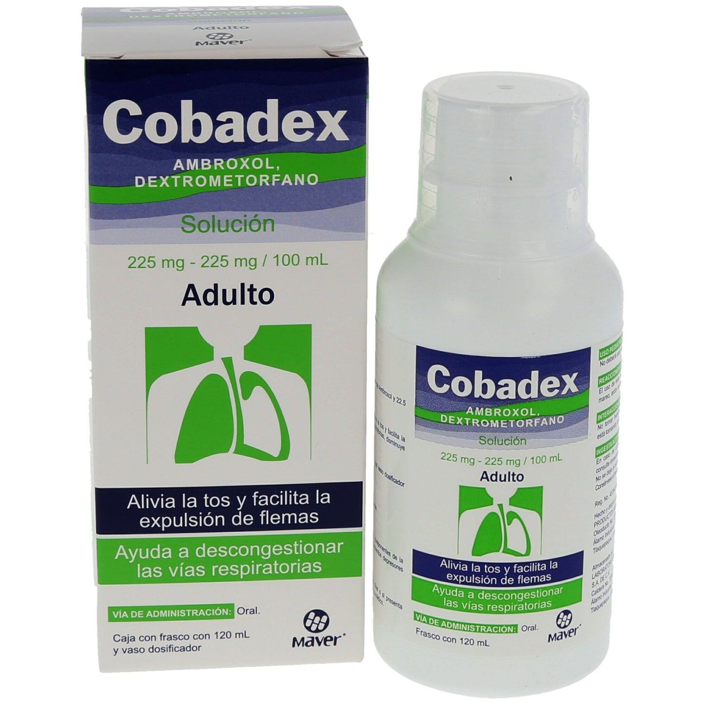 COBADEX AD 1 JBE 225/225MG/100/120 ML