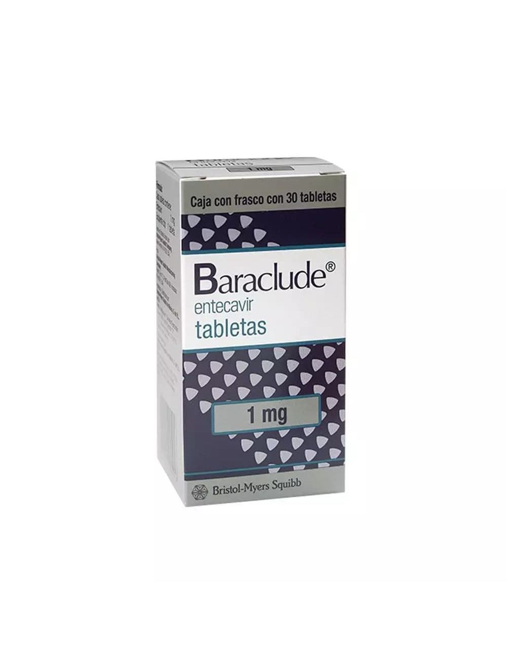 Baraclude (Entecavir) Tabs 1 mg Cja c/30 tabs